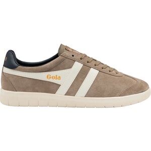 Gola Classics Hurricane Suede Court Sneakers Taupe Brown Navy Men’s 9